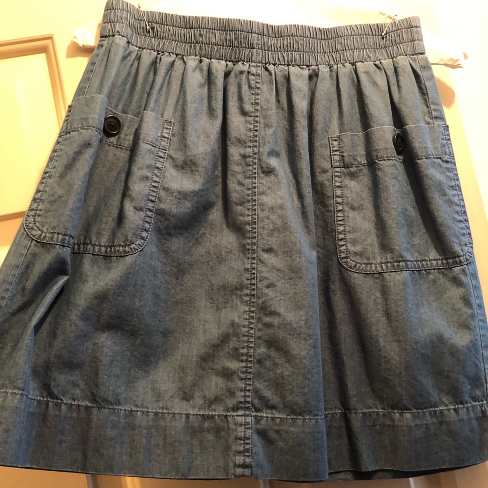 J Crew Chambray Skirt